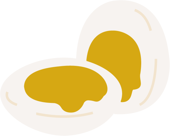 Icône œuf mollet
