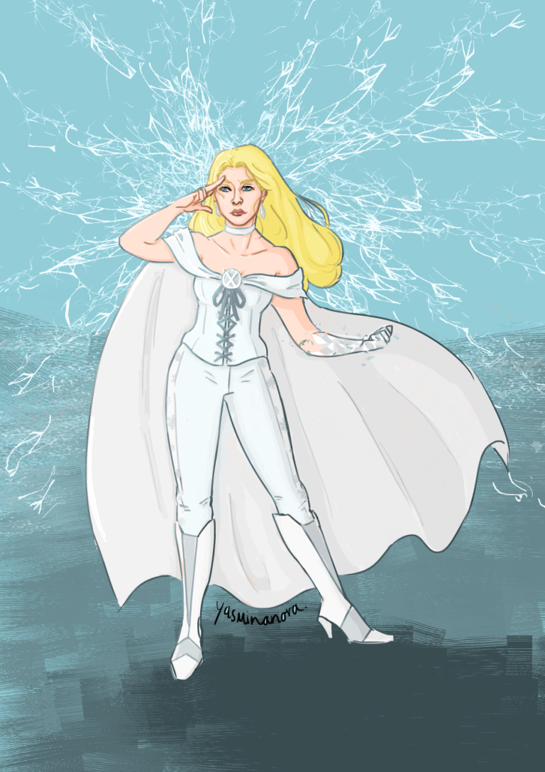 Illustration du personnage Emma Frost de Marvel